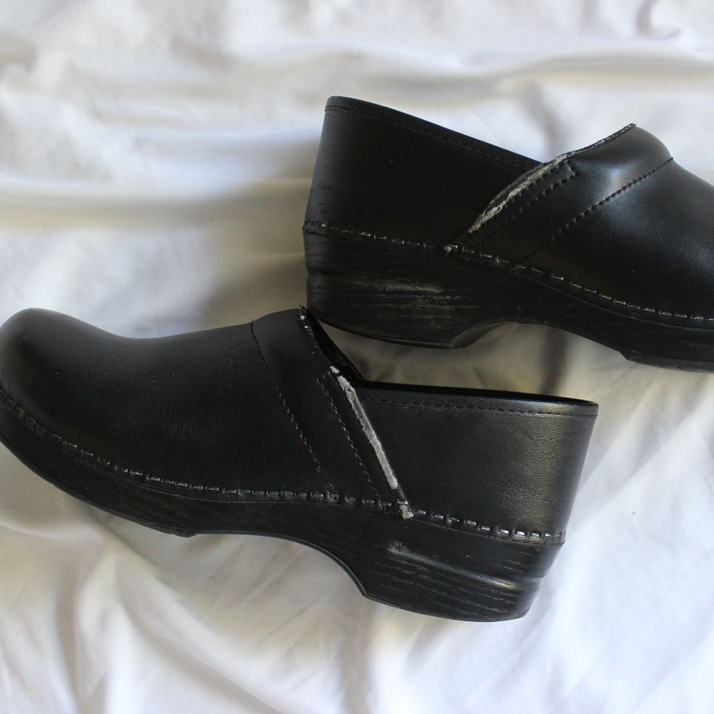 Dansko black clogs